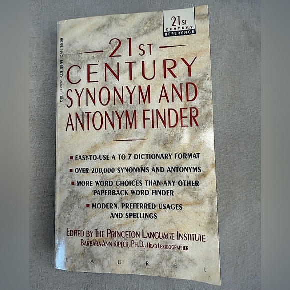 Synonym and Antonym Finder Book, 21st Century - Picture 14 of 14